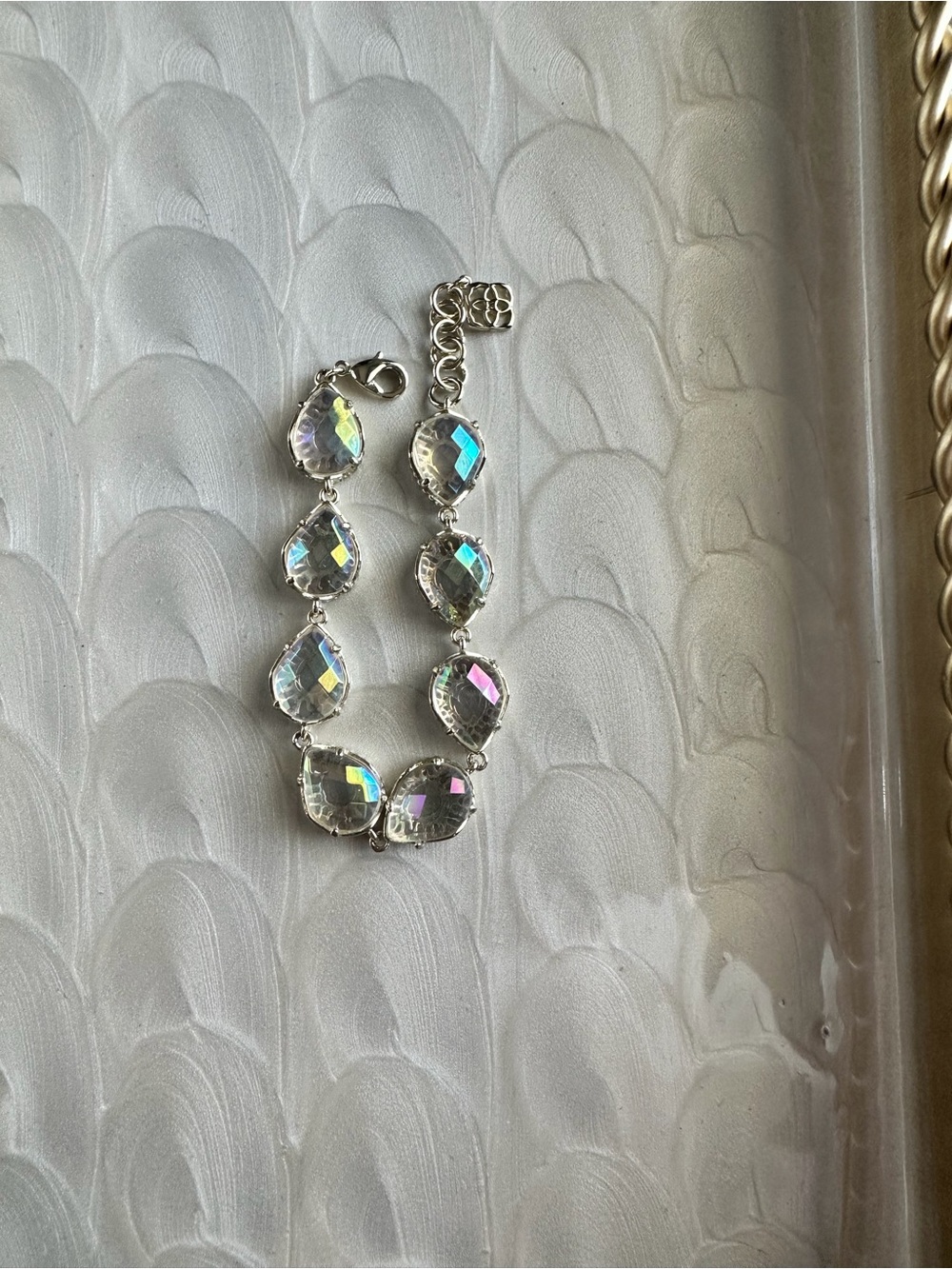 Kendra Scott Clear Iridescent Brynn